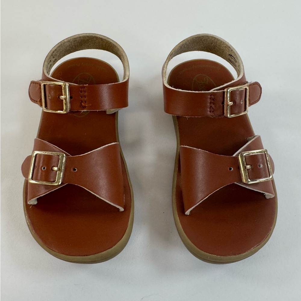 Footmates - Brown Double Buckle Sandals Toddler - Size 7